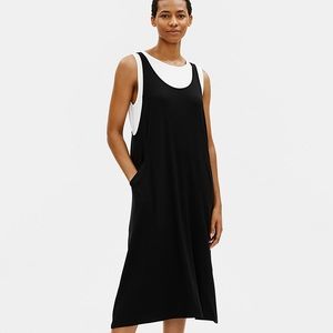 Eileen fisher FINE JERSEY SCOOP NECK DRESS